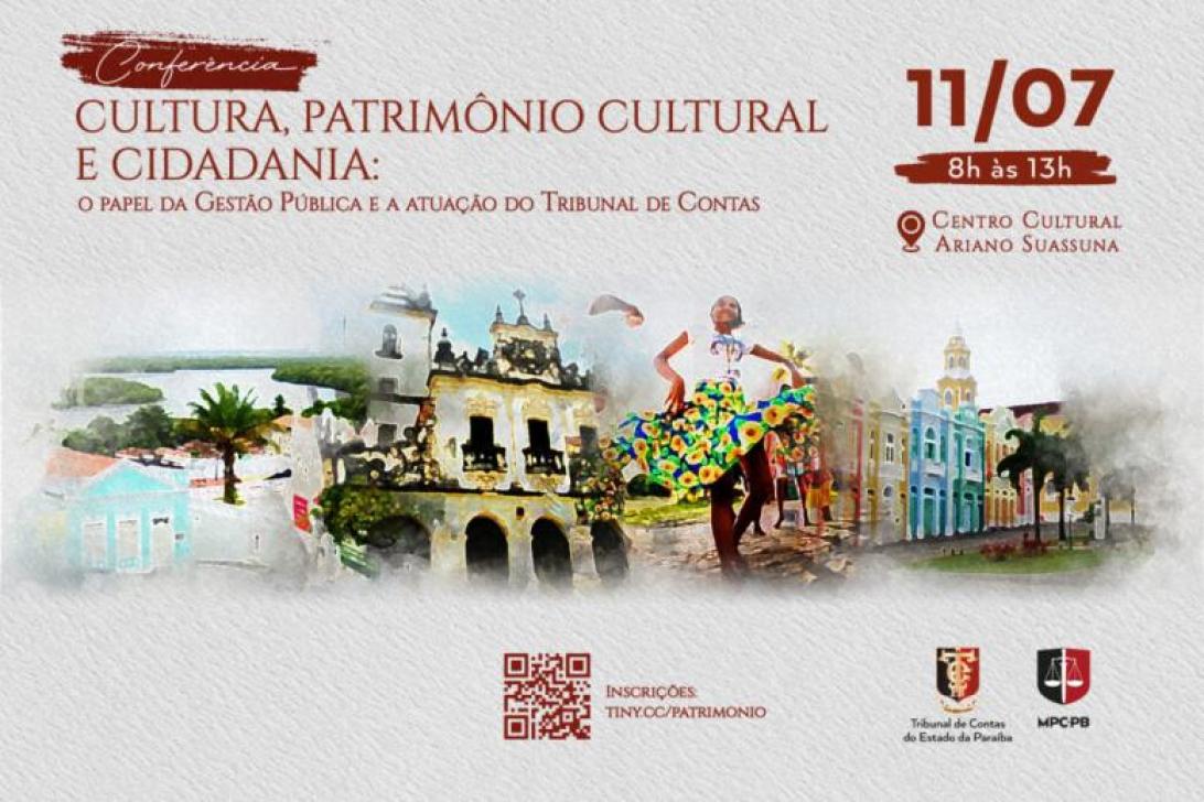 TCE-PB e MPC-PB promovem conferência sobre patrimônio cultural como motor do desenvolvimento e homenageiam Flávio Tavaresdoria