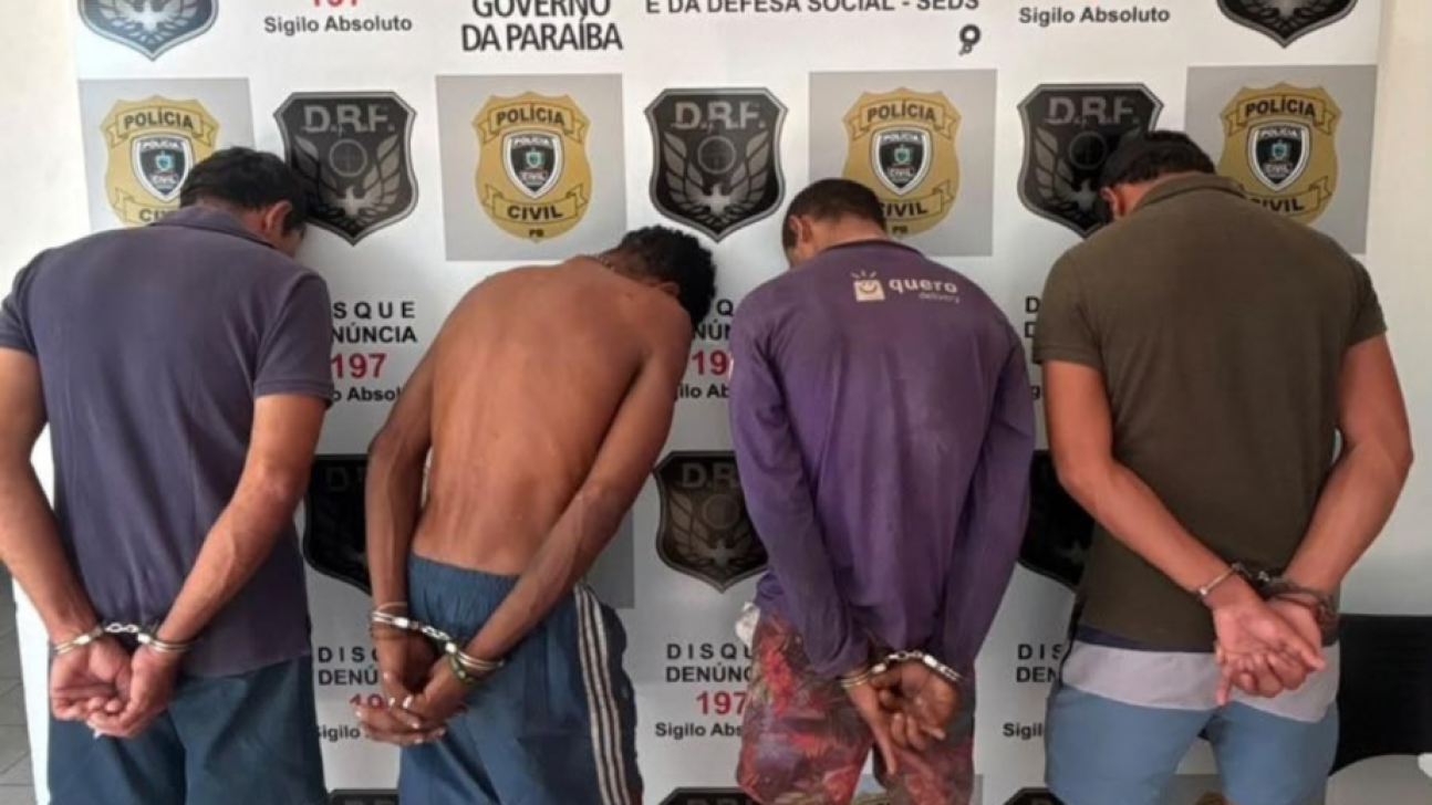 EM PATOS: Polícia Civil prende quatro pessoas investigadas por furtos e receptação