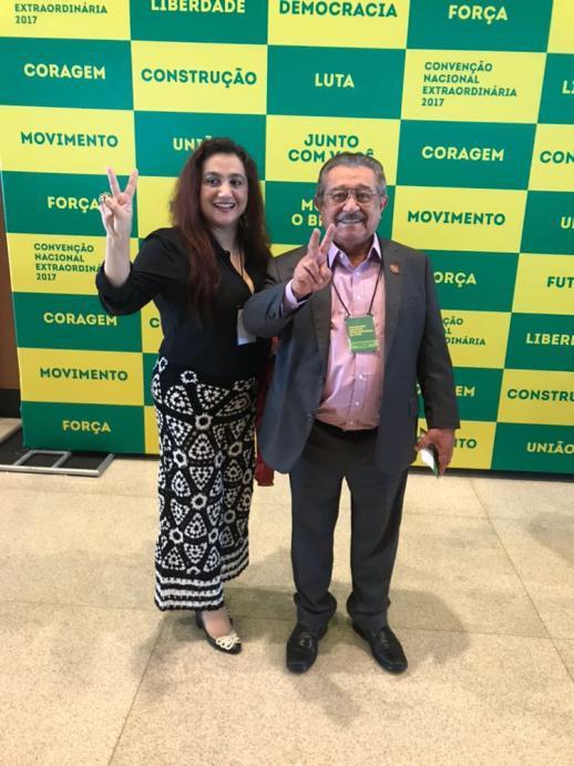 Olenka também mostrou o seu apoio a pré-candidatura de Zé Maranhão