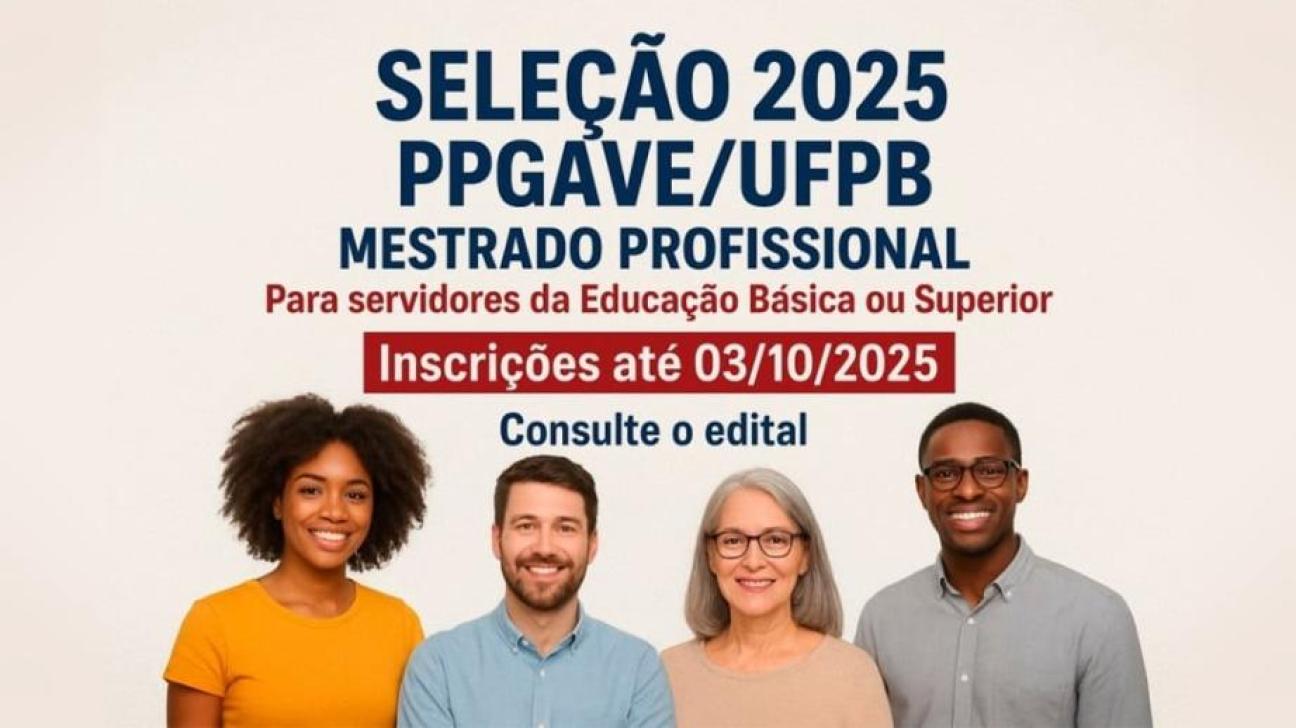 UFPB Abre Processo Seletivo para Mestrado com 35 Vagas